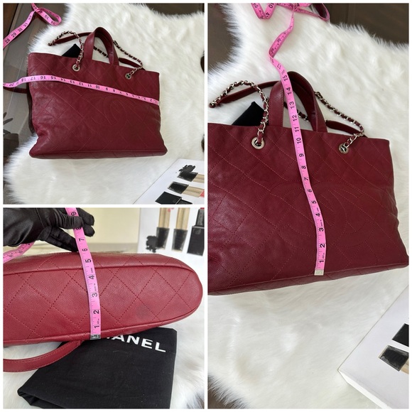 Auth CC Caviar Tote Bag - Picture 13 of 17